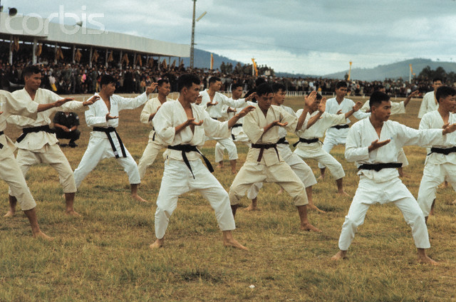 Judo Class at South Vietnam Military Academy