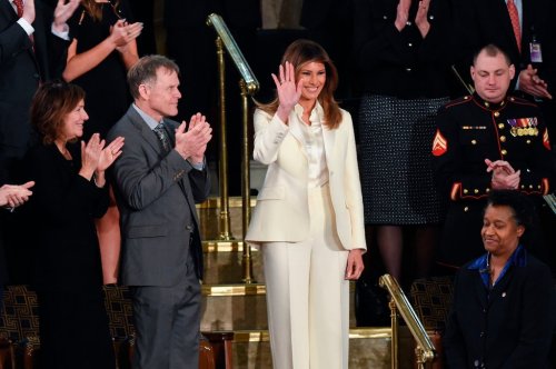 Melania-Trump-White-Dior-Suit-State-Union-2018